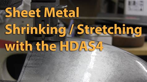 how to shrink sheet metal by hand|shrinking and stretching sheet metal.